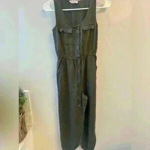 Rebellion junior xs army green one piece jumper